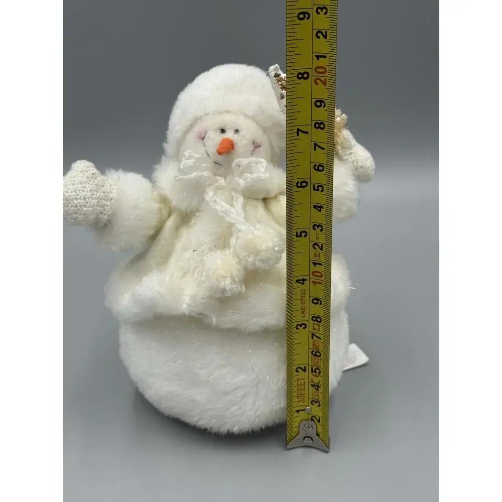 Russ Berrie Icicle Plush Snowman Item #21229 Stuffed Animal Winter 8”
